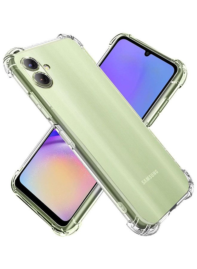 MARGOUN Samsung Galaxy A05 Gorilla Case Shock-Absorption Flexible Clear TPU Rubber Protective Cell Phone Cover Slim Fit Transparent Protective Case Cover Clear - Image 3