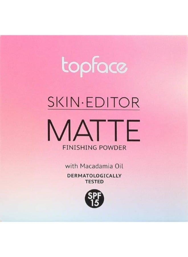 topface Skin Editor Matte Compact Powder SPF 15 - 007 - Image 4