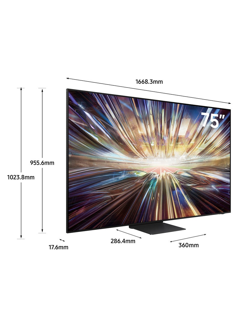 Samsung - Smart TV, Big TV, Neo QLED 8K, QN800D, 75 Inch, 2024, NQ8 AI Gen2 Processor, 8K AI Upscaling, Quantum Matrix Technology Pro, Tizen OS QA75QN800DUXZN Graphite Black - Image 1