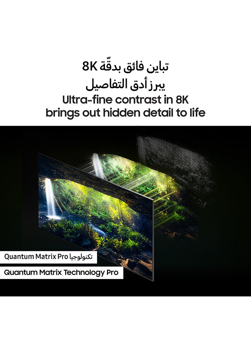 Samsung - Smart TV, Big TV, Neo QLED 8K, QN800D, 75 Inch, 2024, NQ8 AI Gen2 Processor, 8K AI Upscaling, Quantum Matrix Technology Pro, Tizen OS QA75QN800DUXZN Graphite Black - Image 1