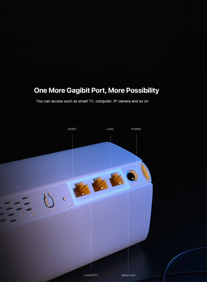 Tenda - Nova MX12 AX3000 Mesh Wi-Fi 6 System - 7000sq ft Wi-Fi Coverage - Whole Home Wi-Fi Mesh System - 1.7 GHz Quad-Core CPU - HE160 - Dual-Band Gigabit Mesh Network for 160+ Devices - 3-Pack white - Image 1
