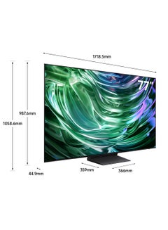 Smart TV, Big TV, OLED, S90D, 77 Inch, 2024, NQ4 AI Gen2 Processor, OLED HDR+, Tizen OS QA77S90DAEXZN Graphite Black QA77S90DAEXZN Graphite Black - pnsku/N70063173V/45/_/1726064296/02b6cdfd-0013-467a-83a6-cdf6caafa38d