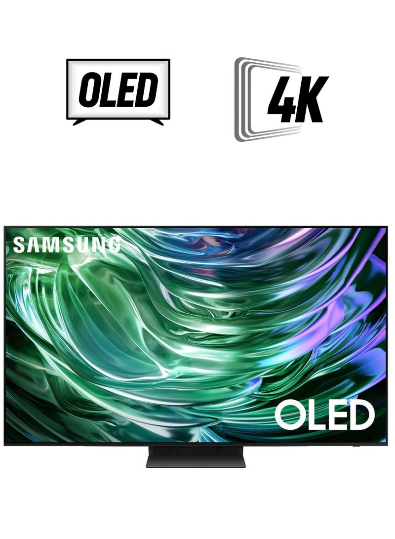 Samsung - Smart TV, Big TV, OLED, S90D, 77 Inch, 2024, NQ4 AI Gen2 Processor, OLED HDR+, Tizen OS QA77S90DAEXZN Graphite Black - Image 1