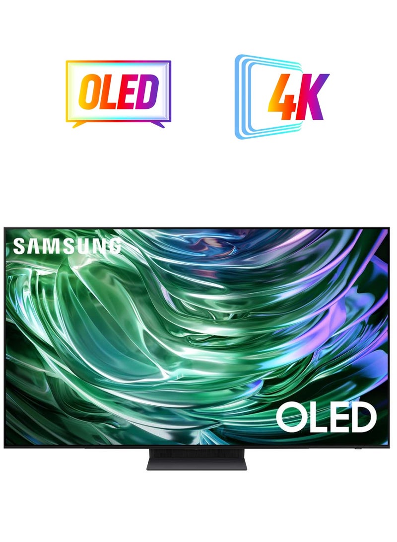 Samsung Smart TV, Big TV, OLED, S90D, 77 Inch, 2024, NQ4 AI Gen2 Processor, OLED HDR+, Tizen OS QA77S90DAEXZN Graphite Black - Image 1