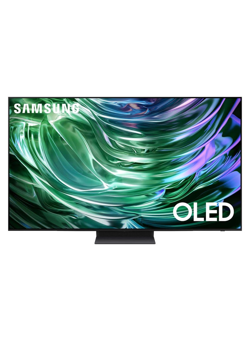 سامسونج تلفزيون ذكي، تلفزيون كبير، OLED، S90D، 77 بوصة، 2024، معالج NQ4 AI Gen2، OLED HDR+، نظام تشغيل Tizen - Image 1