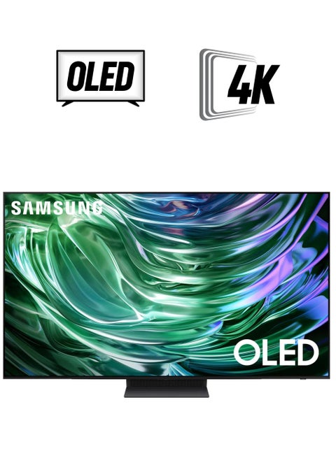 Smart TV, OLED, S90D, 55 Inch, 2024, NQ4 AI Gen2 Processor, OLED HDR+, Tizen OS QA55S90DAUXZN Graphite Black