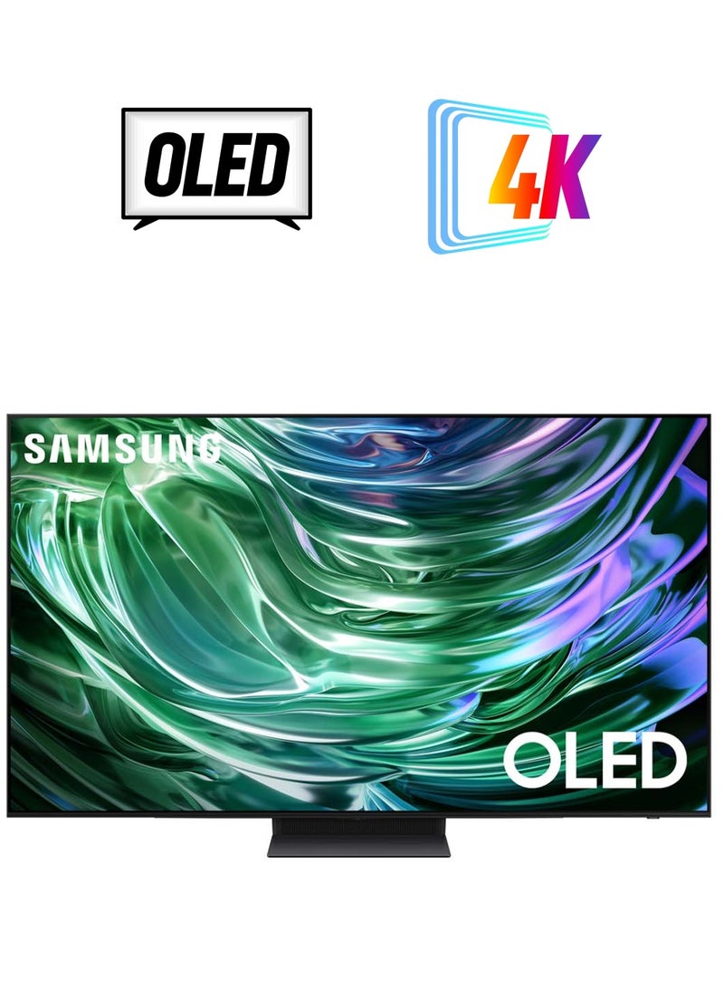 Samsung - Smart TV, OLED, S90D, 55 Inch, 2024, NQ4 AI Gen2 Processor, OLED HDR+, Tizen OS QA55S90DAUXZN Graphite Black - Image 1