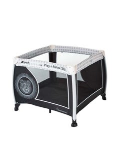 hauck Foldable Disney Play N Relax Travel Cot  For Baby, Up To 15 Kg, 98 X 98 CM, Transport Bag Included, Mickey Cool Vibes  - Image 1