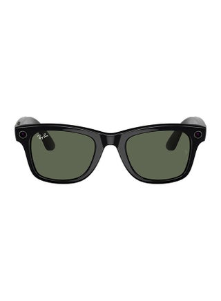 Ray-Ban Meta Wayfarer RW4008 601/71 53 - Green Shiny Black - pnsku/N70063194V/45/_/1713442664/9ff1b137-287d-4ebb-a147-a7e482b163de