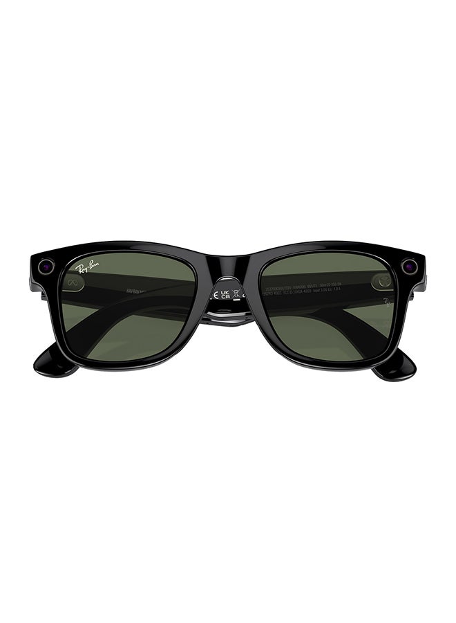 Meta Ray-Ban Meta Wayfarer RW4008 601/71 53 - Green Shiny