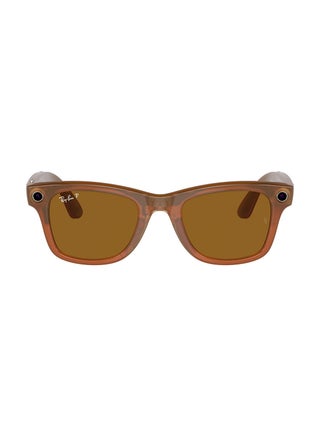 RAY-BAN | META WAYFARER Shiny Caramel Frame Brown Lenses Shiny Caramel Polar Brown - pnsku/N70063195V/45/_/1713447843/8961b5b4-fadf-42b7-874b-469e8a8fa68a