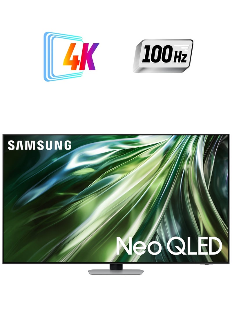 سامسونج تلفزيون ذكي، تلفزيون كبير، Neo QLED 4K، QN90D، 85 بوصة، 2024، معالج NQ4 AI Gen2، تقنية Quantum Matrix، ترقية 4K AI، نظام تشغيل Tizen  - Image 1