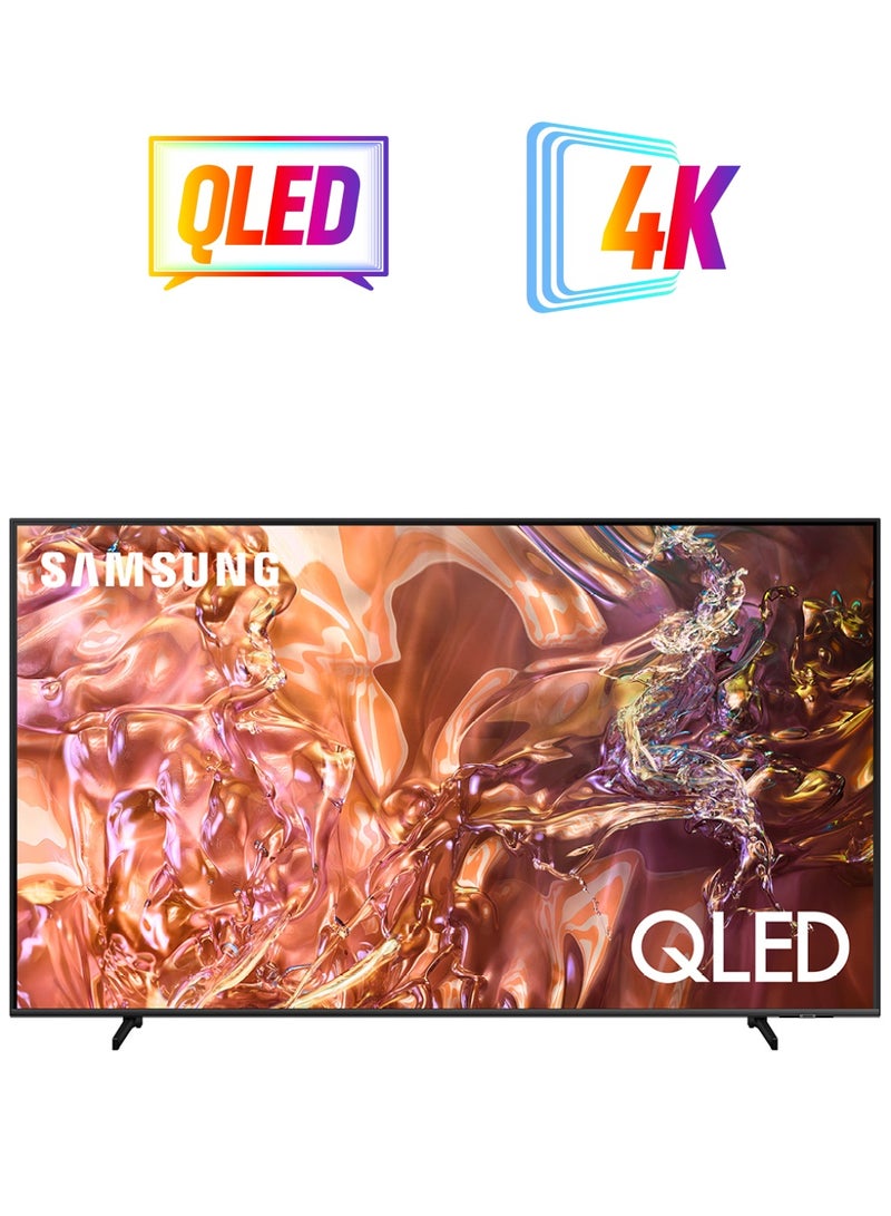 Samsung - Smart TV, QLED, QE1D, 55 Inch, 2024, 100% Color Volume with Quantum Dot, 4K Upscaling, Tizen OS, Quantum HDR QA55QE1DAUXZN Black - Image 1