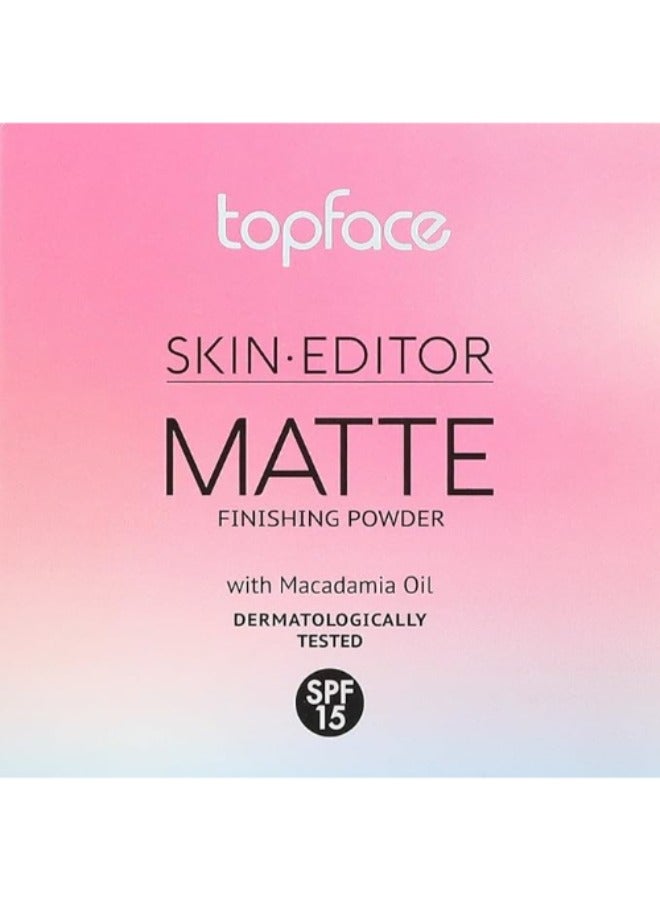 topface Skin Editor Matte Compact Powder SPF 15 - 005 - Image 4