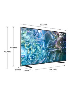 Smart TV, QLED, Q60D, 55 Inch, 2024, 100% Color Volume with Quantum Dot, 4K Upscaling, Tizen OS, AirSlim Design QA55Q60DAUXZN Black QA55Q60DAUXZN Black - pnsku/N70063226V/45/_/1716547813/f41cebd2-1279-4b09-98bd-2de4ff5a1cfe