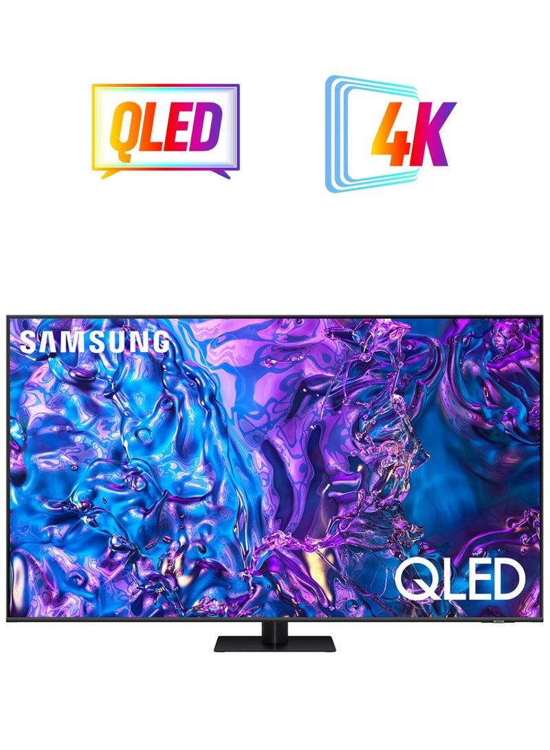 Samsung Smart TV, Big TV, QLED, Q70D, 85 Inch, 2024, 100% Color Volume with Quantum Dot, 4K AI Upscaling, Tizen OS, Motion Xcelerator 120Hz QA85Q70DAUXZN Titan Gray - Image 1