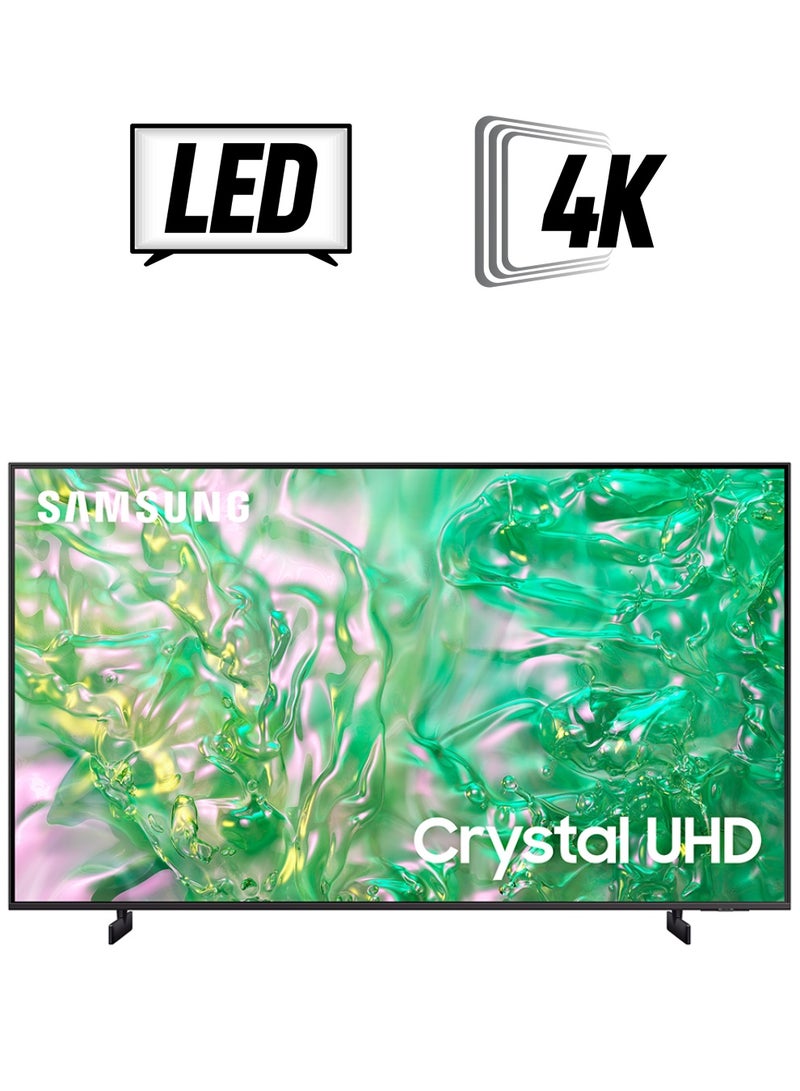 سامسونج تلفزيون ذكي، تلفزيون كبير، كريستال UHD، DU8000، 75 بوصة، 2024، لون كريستالي ديناميكي، ترقية 4K، نظام تشغيل Tizen، تصميم AirSlim - Image 1