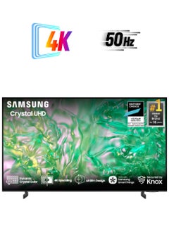 Samsung 55 Inch 4K Upscaling UHD TV | Dynamic Crystal Color | Air Slim Design | 50HZ | Built in receiver | (2024) UA55DU8000UXZN Titan Gray  - Image 1