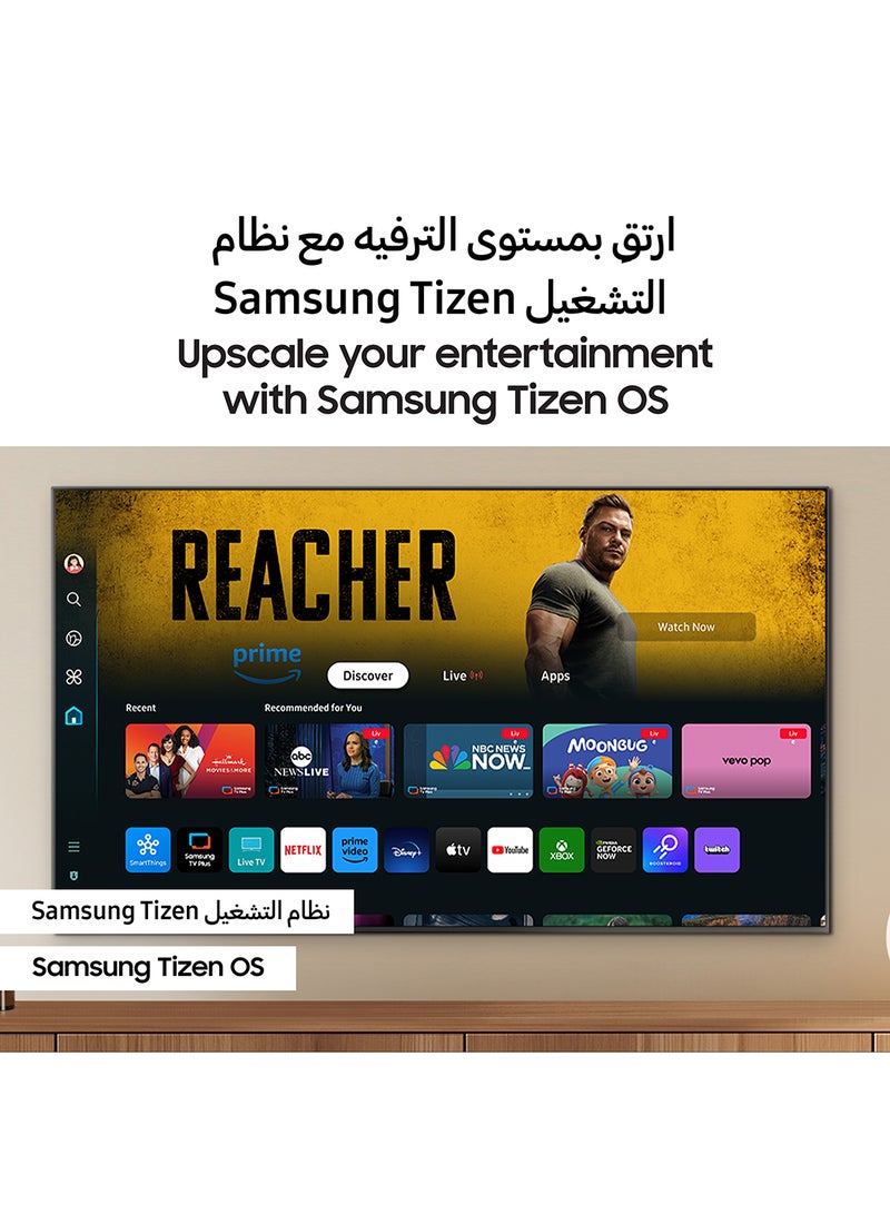 سامسونج تلفزيون ذكي، كريستال UHD، DU8100، 55 بوصة، 2024، لون كريستالي ديناميكي، ترقية 4K، نظام تشغيل Tizen، تصميم AirSlim  - Image 2