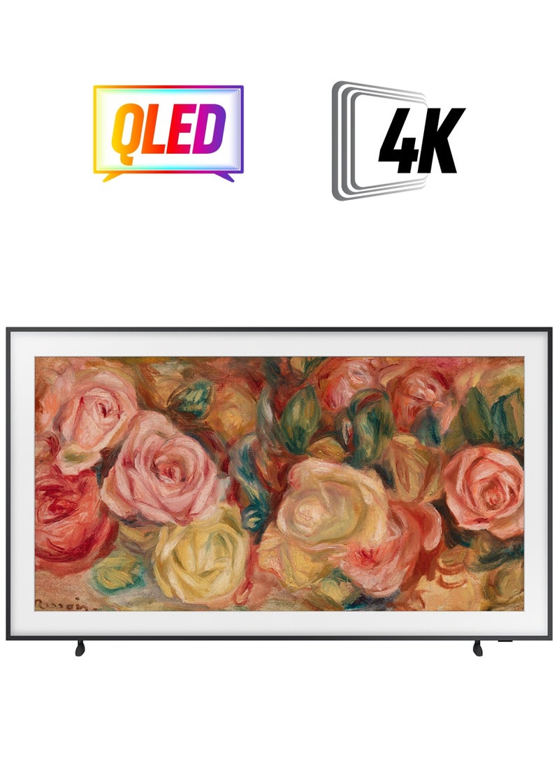 Samsung - The Frame Smart TV, Big TV, Lifestyle TV, 85 Inch, 2024, Matte Display, Modern Frame Design, Customizable Frame, Art Mode QA85LS03DAUXZN Black - Image 1