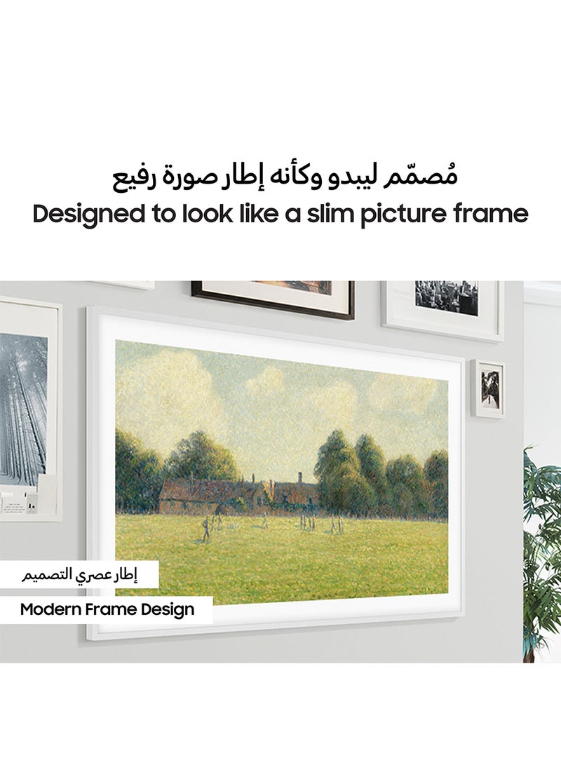 Samsung - 55 inch 4K QLED HDR The Frame Smart TV | Lifestyle TV | Matte Display | 100HZ | Modern Frame Design | Customizable Frame | Art Mode | (2024) - QA55LS03DAUXZN Black - Image 1