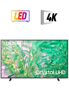 Samsung Smart TV, Crystal UHD, DU8000, 50 Inch, 2024, Dynamic Crystal Color, 4K Upscaling, Tizen OS, AirSlim Design UA50DU8000UXZN Titan Gray  - Image 1