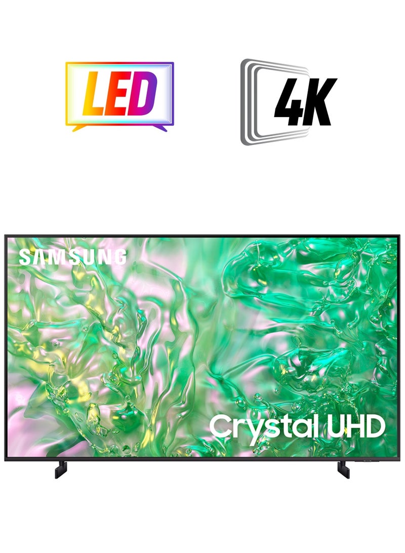 Samsung Smart TV, Crystal UHD, DU8000, 50 Inch, 2024, Dynamic Crystal Color, 4K Upscaling, Tizen OS, AirSlim Design UA50DU8000UXZN Titan Gray  - Image 1