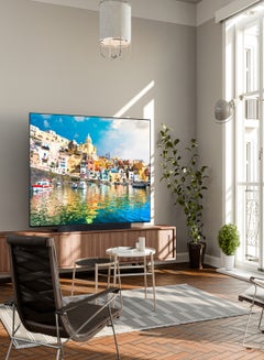 Samsung 65 inch Neo QLED 8K AI TV | Stainless Steel | Quantum HDR 32x | Dolby Atmos Audio | Smart Hub with 8 Speakers | Built-in Woofer | Mini LED | 100HZ | Built in receiver | Model (2024) QA65QN800DUXSA black  - Image 5