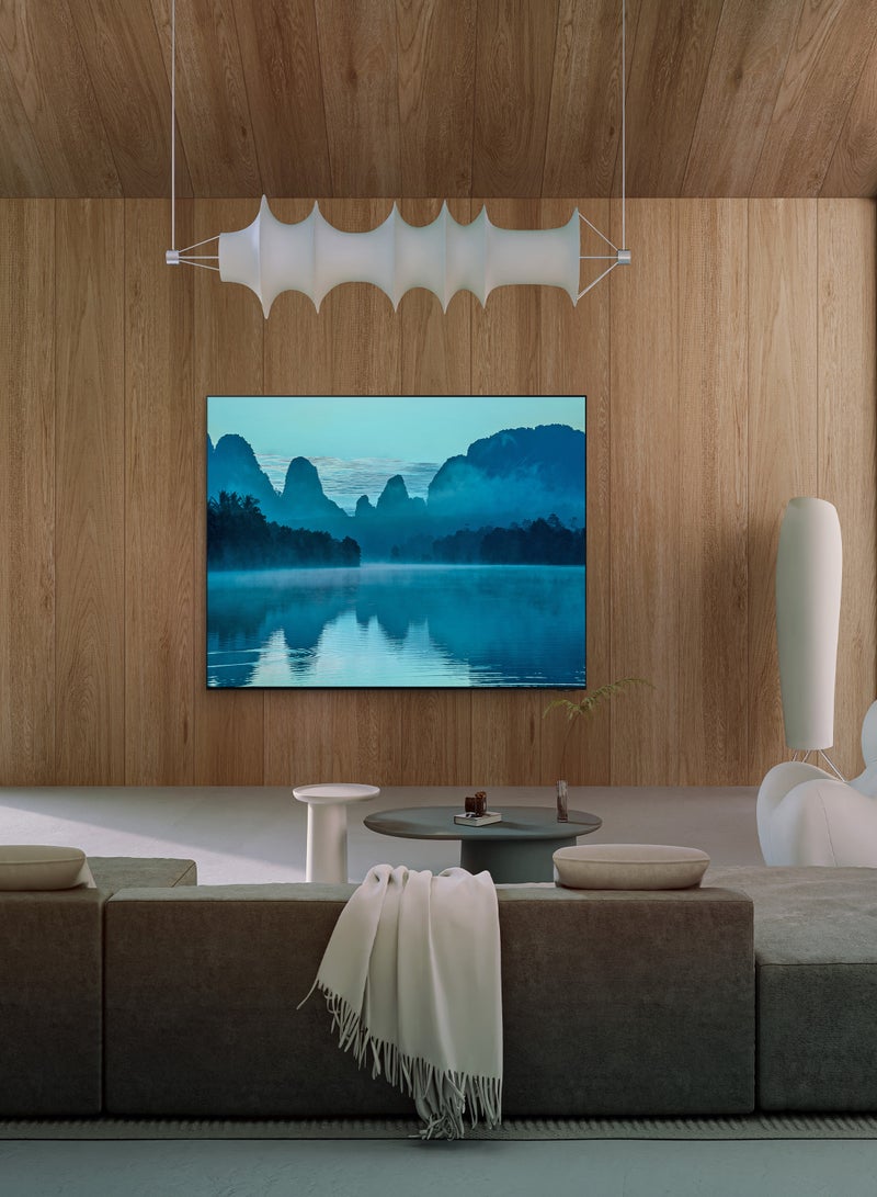 سامسونج - تلفزيون Neo QLED 8K AI مقاس 65 بوصة من الفولاذ المقاوم للصدأ Quantum HDR 32x Dolby Atmos Audio Smart Hub مع 8 مكبرات صوت ومكبر صوت مدمج صغير LED - موديل (2024) QA65QN800DUXSA أسود - Image 1