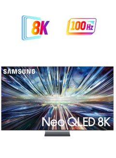 تلفزيون ذكي، تلفزيون كبير، Neo QLED 8K، QN900D، 75 بوصة، 2024، معالج NQ8 AI Gen3، 8K AI Upscaling Pro، تصميم Infinity Air، نظام تشغيل Tizen