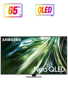 Smart TV, Neo QLED 4K, QN90D, 65 Inch, 2024, NQ4 AI Gen2 Processor, Quantum Matrix Technology, 4K AI Upscaling, Tizen OS QA65QN90DAUXZN Carbon Silver