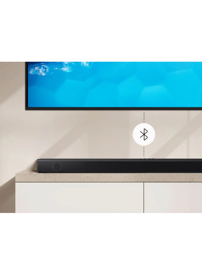 Samsung - Soundbar, B-Series, B650D, 3.1ch, 2024, Dolby Audio, Built-In Center Speaker, Subwoofer With Bass Boost, Adaptive Sound HW-B650D/ZN Black - Image 1