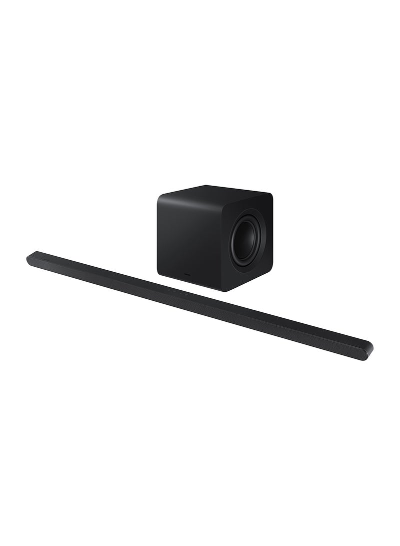 Soundbar, S-Series, S800D, 3.1.2ch, 2024, Ultra Slim Design, Wireless Dolby Atmos, Q-Symphony, SpaceFit Sound Pro HW-S800D/ZN Titan Black