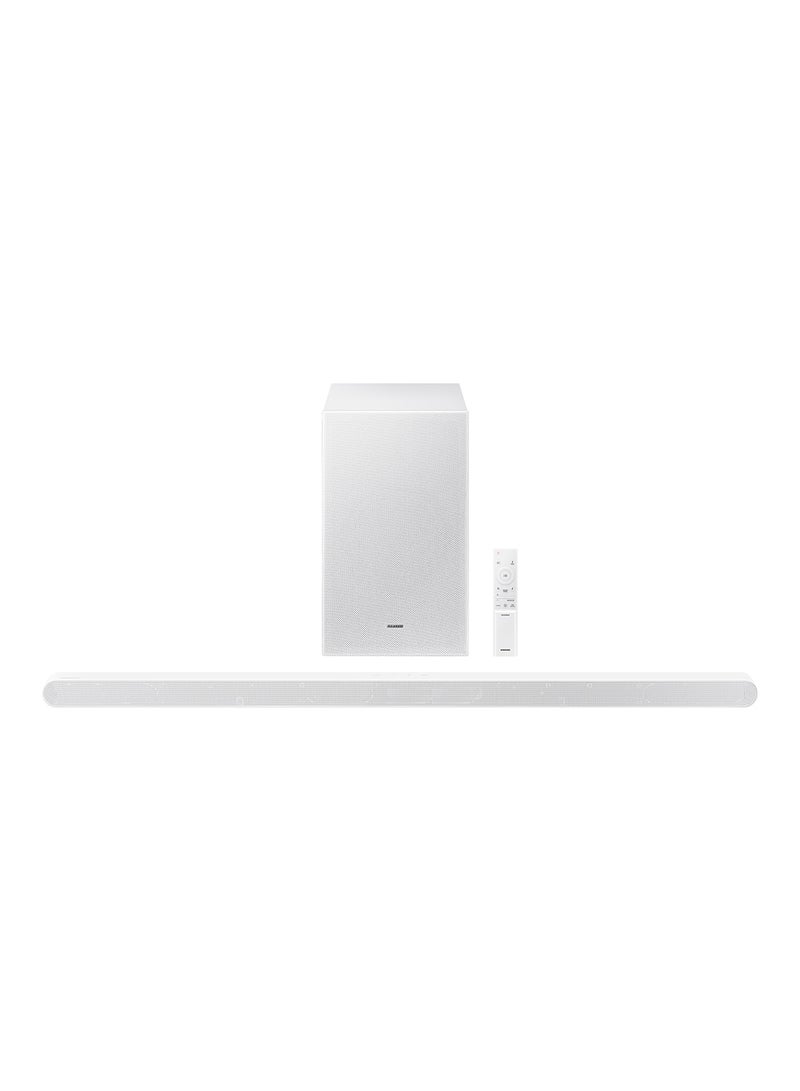 Soundbar, S-Series, S701D, 3.1ch, 2024, Ultra Slim Design, Wireless Dolby Atmos, Q-Symphony, SpaceFit Sound, Built-In Center Speaker HW-S701D/ZN White