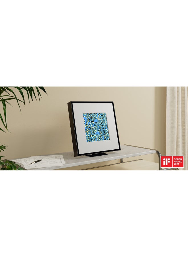 Music Frame, Wireless Speaker, 2.0ch, 2024, Frame Design, Wireless Music Streaming, Dolby Atmos HW-LS60D/ZN Black
