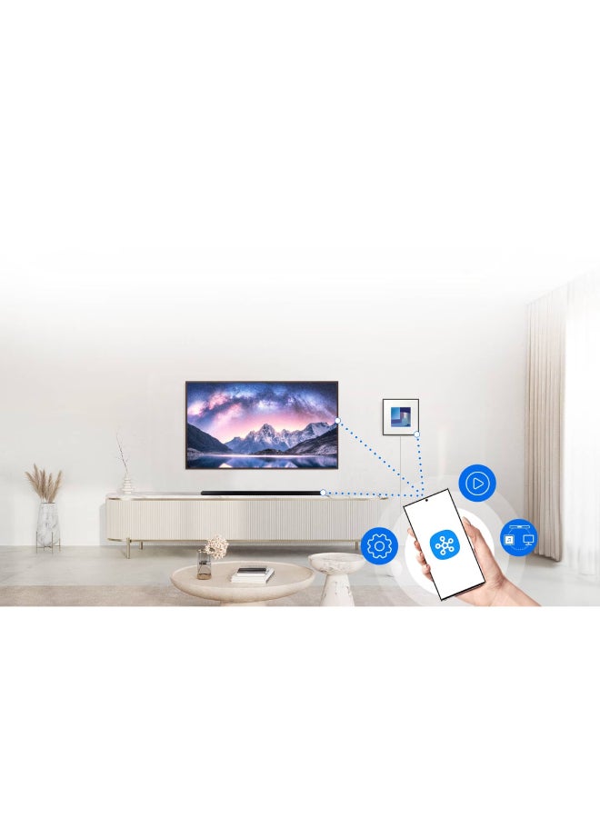 Music Frame, Wireless Speaker, 2.0ch, 2024, Frame Design, Wireless Music Streaming, Dolby Atmos HW-LS60D/ZN Black