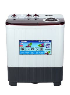 Twin Tub Top Loaded Washing Machine With Magic Filter, Big Pulsator, Air Dry Function, Transparent Top Lid, Collars & Cuff Washboard, Powerful Wash 530 W GSWM18046 White - pnsku/N70063270V/45/_/1715023411/e4748f24-1eed-4255-9c19-0c47b4a18dde