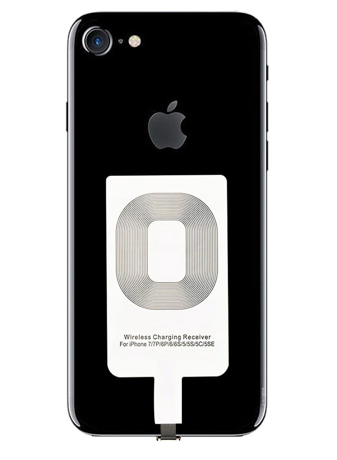 MARGOUN iPhone 7 Wireless Charging Receiver 5V 800mAh Wireless Charger Adapter Plug and Play Fast Charging Qi Receiver White - Image 4