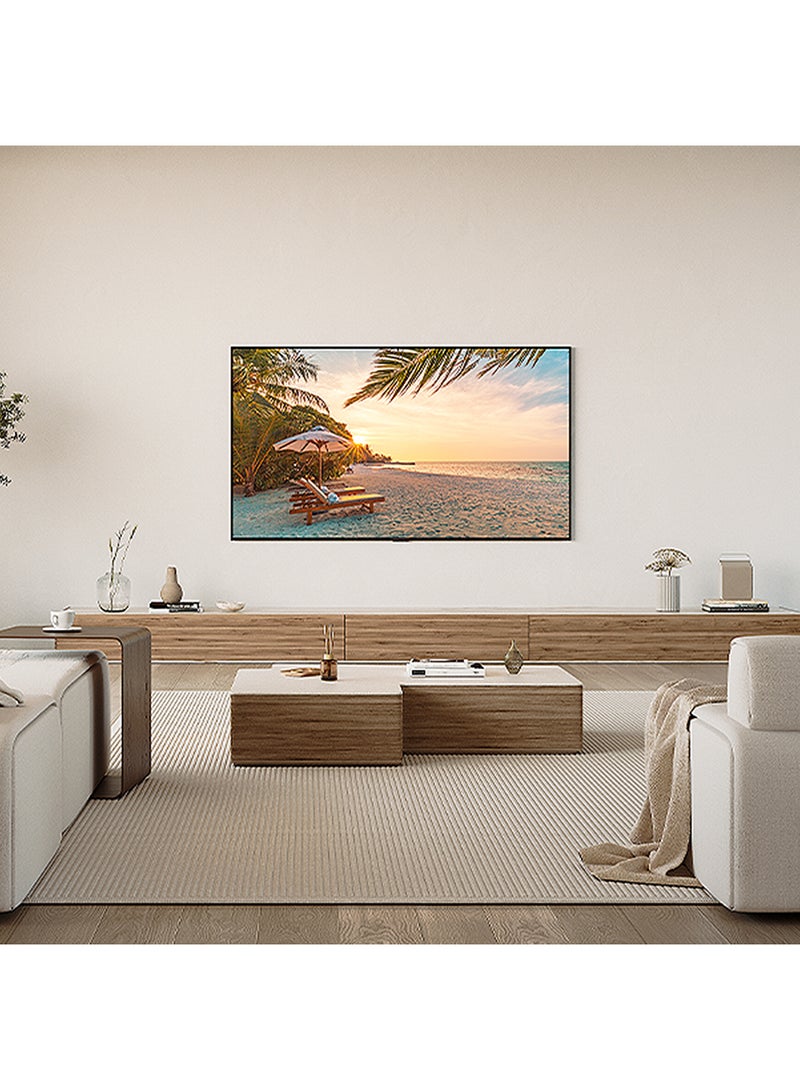 Samsung - Smart TV, Big TV, QLED, Q80D, 75 Inch, 2024, NQ4 AI Gen2 Processor, 4K AI Upscaling, Direct Full Array, Tizen OS QA75Q80DAUXZN Eclipse Silver - Image 1