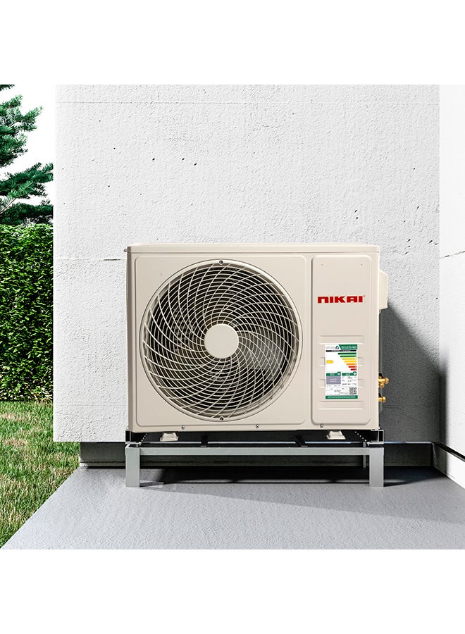 NIKAI - Split Air Conditioner T3 Legend Series With Rotary High Efficiency Compressor/Auto Restart/De-Humidification Function Inverter Series 12100 BTU Cool Only NSAC12136C24NINV White - Image 1