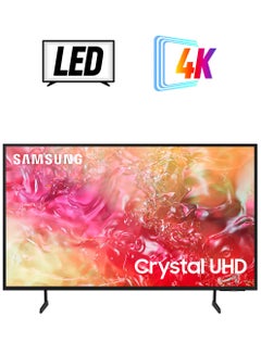 Samsung Smart TV, Big TV, Crystal UHD, DU7000, 75 Inch, 2024, PurColor, 4K Upscaling, Tizen OS, Q-Symphony UA75DU7000UXZN Black  - Image 1