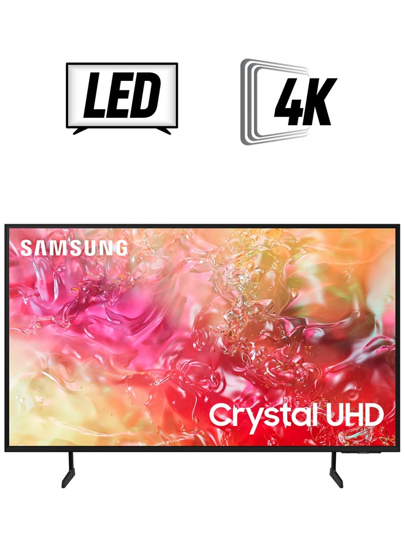Samsung Smart TV, Crystal UHD, DU7000, 70 Inch, 2024, PurColor, 4K Upscaling, Tizen OS, Q-Symphony UA70DU7000UXZN Black  - Image 1