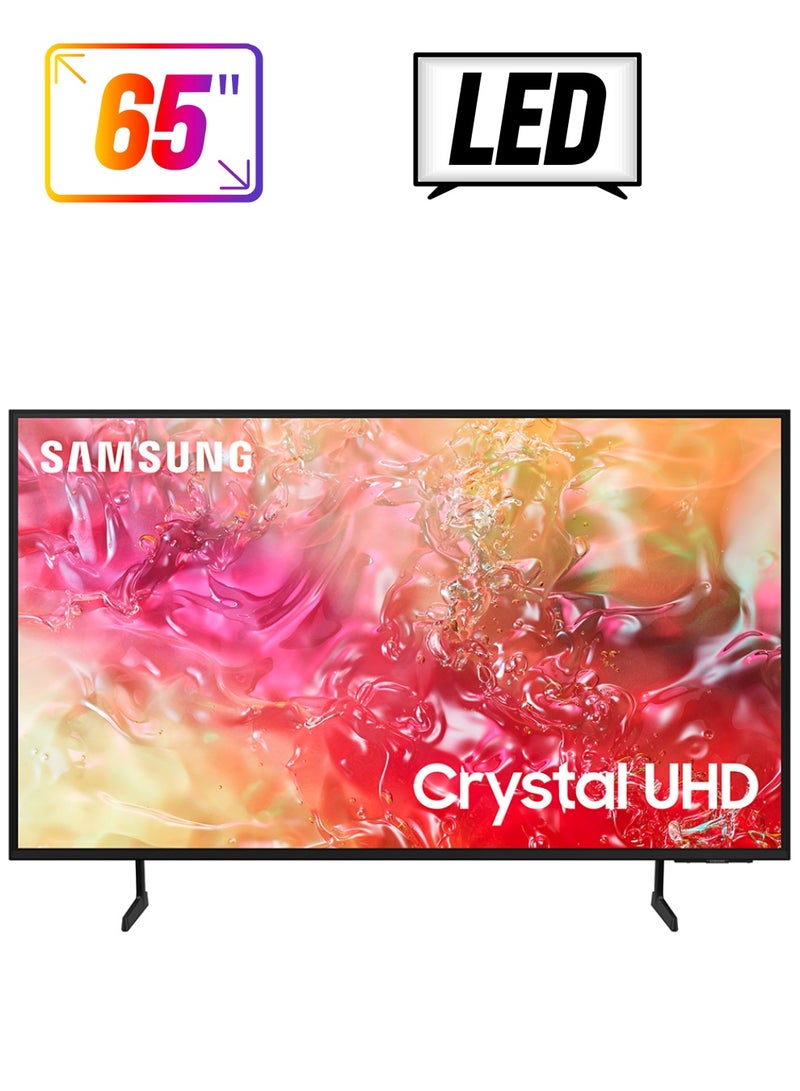 Samsung - Smart TV, Crystal UHD, DU7000, 65 Inch, 2024, PurColor, 4K Upscaling, Tizen OS, Q-Symphony UA65DU7000UXZN Black - Image 1