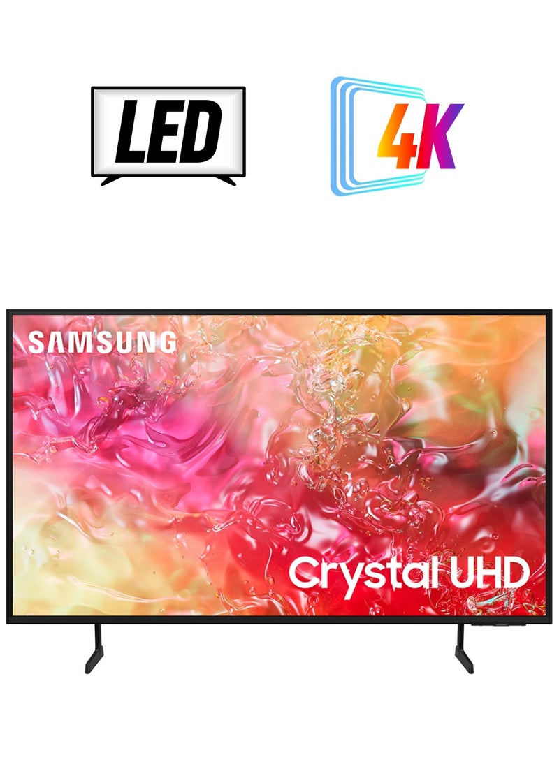 Samsung Smart TV, Crystal UHD, DU7000, 65 Inch, 2024, PurColor, 4K Upscaling, Tizen OS, Q-Symphony UA65DU7000UXZN Black - Image 1
