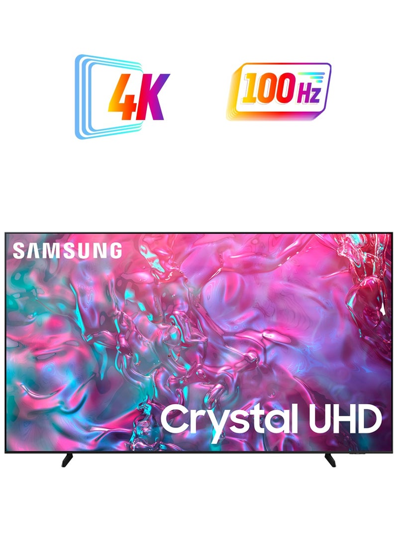 سامسونج تلفزيون ذكي، تلفزيون كبير جدًا، Crystal UHD، DU9000، 98 بوصة، 2024، محسن الصورة كبير الحجم، Motion Xcelerator 120 هرتز، نظام تشغيل Tizen، Q-Symphony  - Image 1