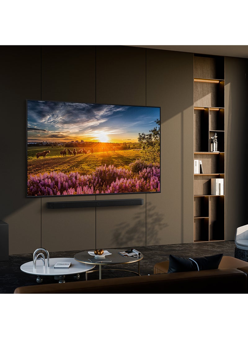 Samsung - Smart TV, QLED, Q60D, 50 Inch, 2024, 100% Color Volume with Quantum Dot, 4K Upscaling, Tizen OS, AirSlim Design QA50Q60DAUXZN Black - Image 1