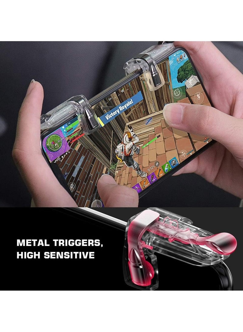 GameSir - F2-Trigger For Game Firestick Grip, Game Mount Bracket Trigger Fire Button Aim Key, Transparent Shooting Clips - Image 1
