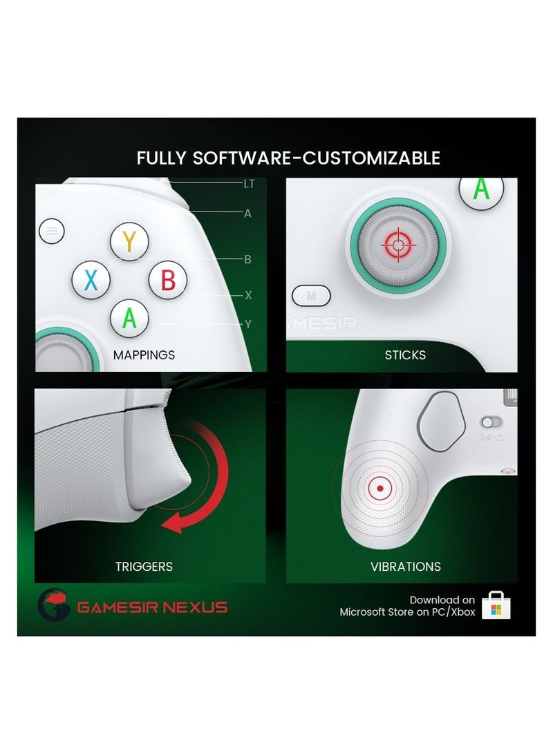 جيم سير - وحدة تحكم سلكية G7 SE لأجهزة Xbox Series X|S وXbox One وWindows 10/11، لوحة ألعاب التوصيل والتشغيل مع عصا التحكم ذات تأثير Hall/Hall Trigger، ومقبس صوت 3.5 مم - Image 1