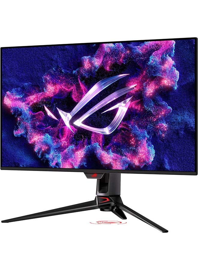 ASUS - ROG Swift OLED PG32UCDM Gaming Monitor, 32-Inch (31.5 Inch Viewable) 4K (3840 X 2160) QD-OLED Panel, 240 Hz, 0.03 Ms (GTG), G-SYNC Compatible, Custom Heatsink, Graphene Film, Uniform Brightness Black - Image 1