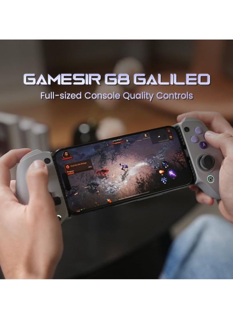 GameSir - G8 Galileo Type-C Mobile Gaming Controller for Android & iPhone 15 Series (USB-C), Plug and Play Gamepad with Hall Effect Joysticks/Hall Trigger, 3.5mm Audio Jack - Image 1